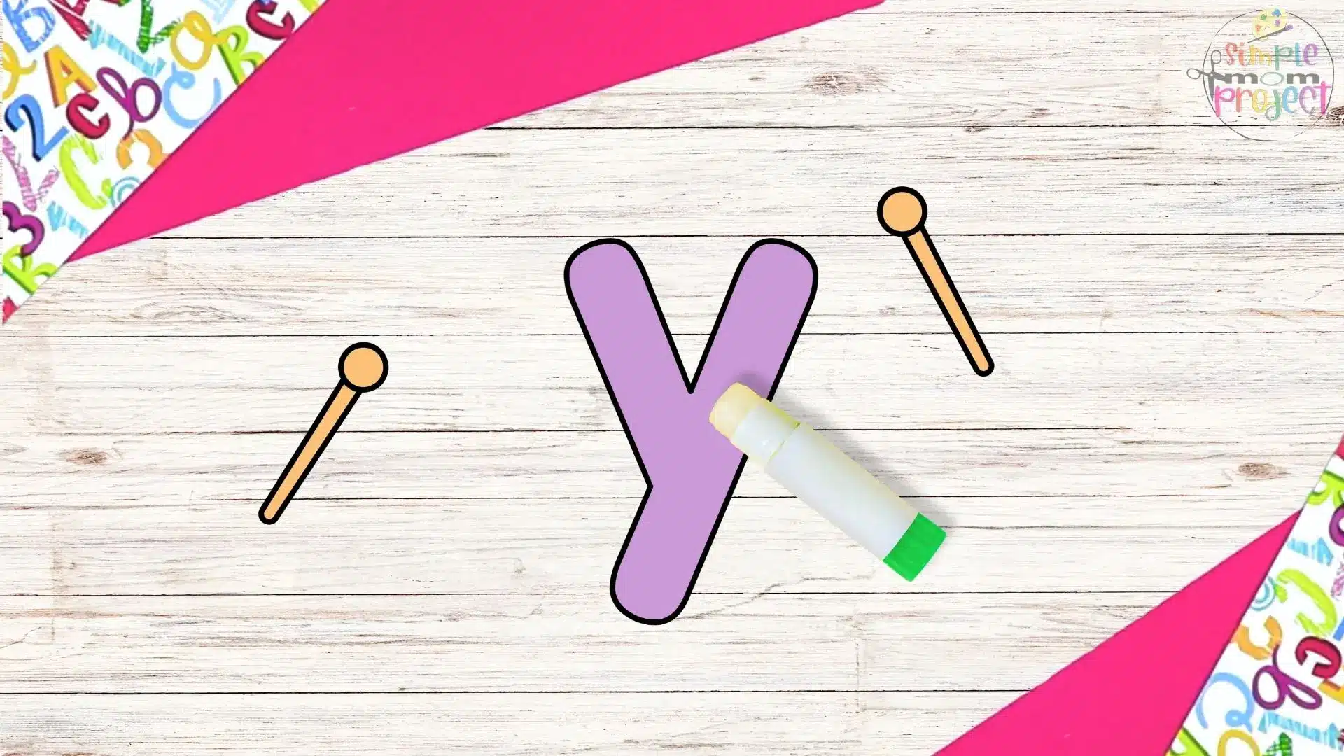 free printable letter y for yarn craft for kids 4