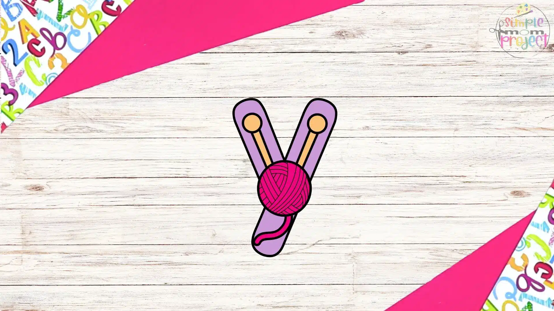free printable letter y for yarn craft for kids 9