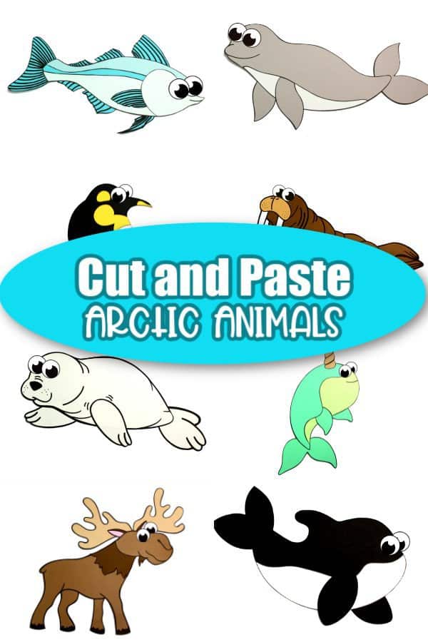 Winter’s just around the corner, so keep your kids warm inside with an adorable series of printable Arctic Animal Crafts. From Penguins & Seals, Foxes to Whales, there’s so many Arctic Animals to choose! These simple cut & paste Arctic Animal crafts are fun art projects for toddlers or preschoolers & bring joy to homeschool activities. Click here to grab your Arctic Animal Crafts - your kids will love them! #ArcticAnimalprintables #ArcticAnimalcrafts