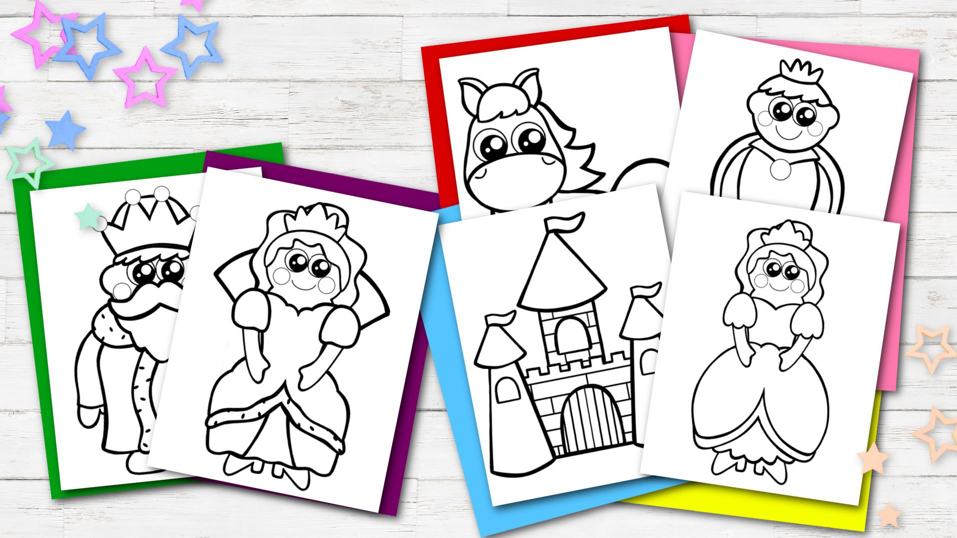 royalty storytime coloring book for kids, preschoolers and kindergartners sales image 2