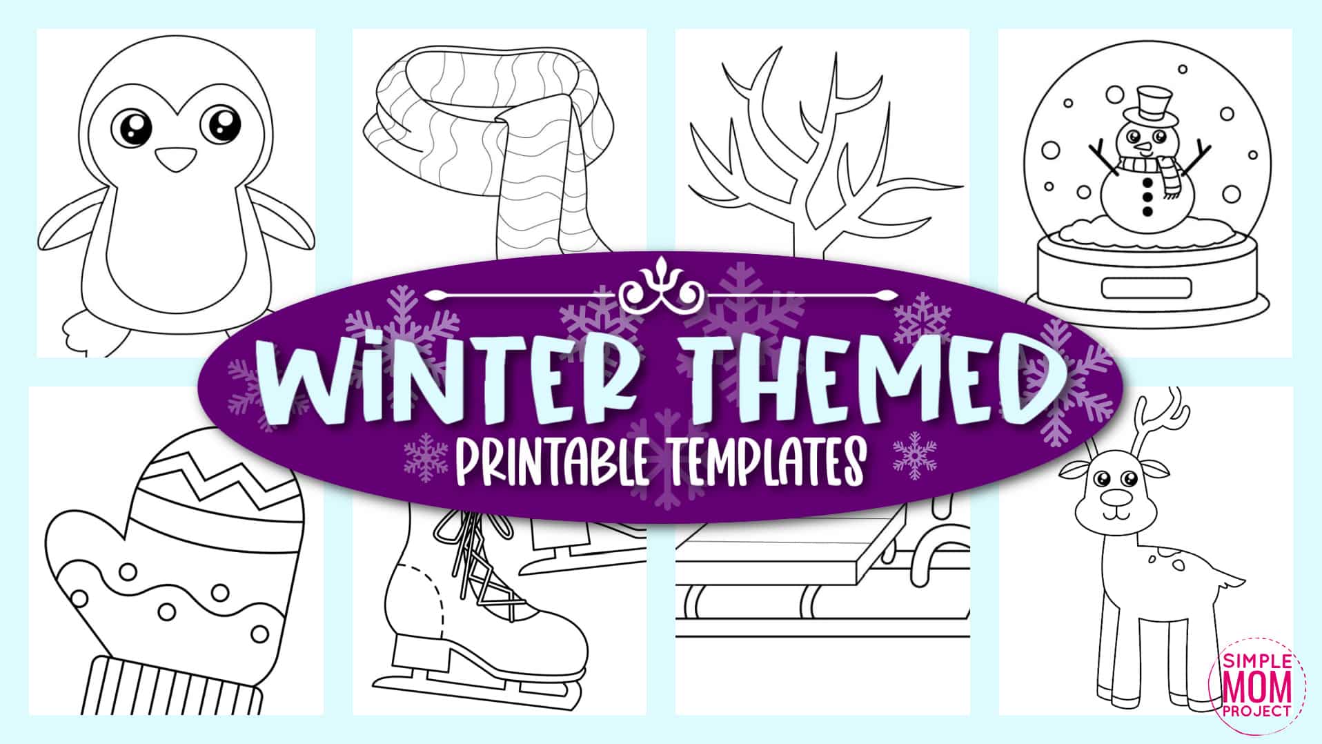 Grab these easy, printable winter Themed templates for winter decor, winter crafts and elementary school teachers, students preschoolers and toddlers. Turn them into a fun fall banner or winter activity for your kids. Easily click and download your set of our winter templates today!